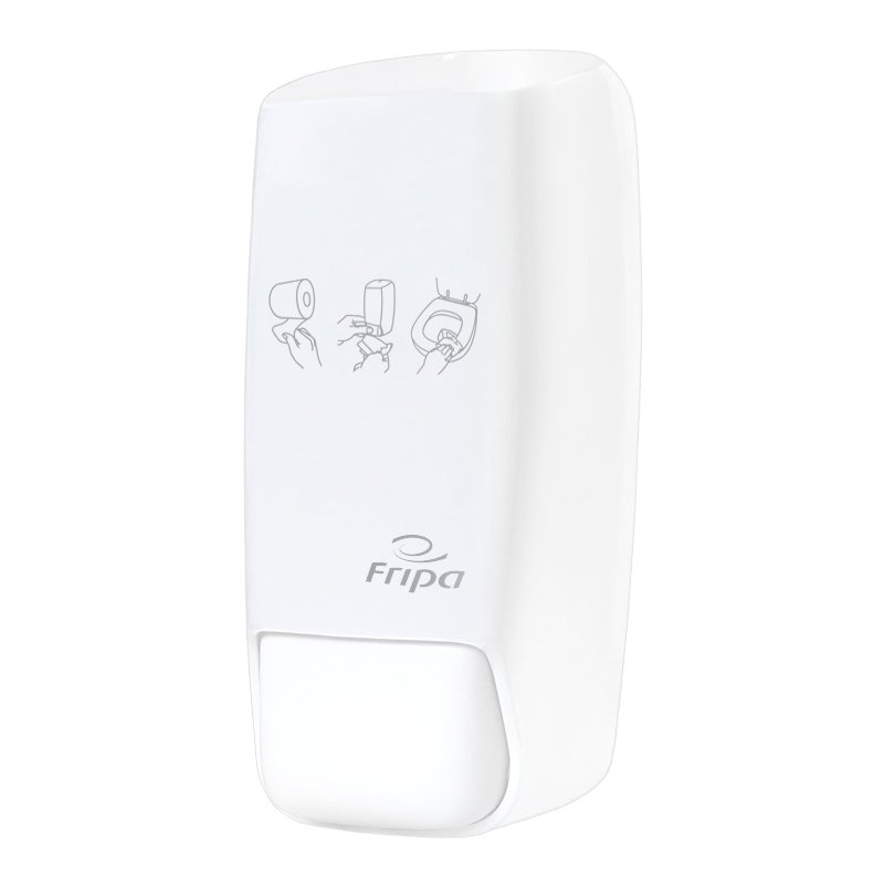 fripa Distributeur de désinfectant pour abattant WC, recharge, plastique blanc, 0,4 l